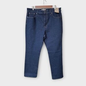 NET Madewell ‘90s Straight Leg Jeans- Dark Wash, size 32